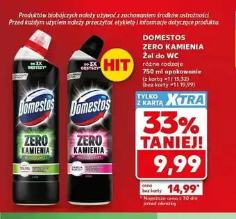 Kaufland Żel do WC Domestos Zero Kamienia Lime oferta