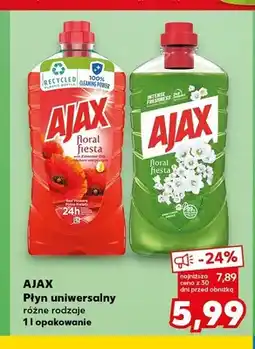 Kaufland Płyn uniwersalny Ajax Floral Fiesta Red Flowers oferta