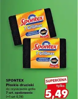 Kaufland Płaskie druciaki do czyszczenia grilla Spontex oferta