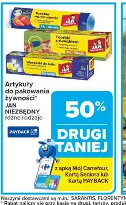 Carrefour Artykuły do pakowania żywności JAN NIEZBĘDNY oferta