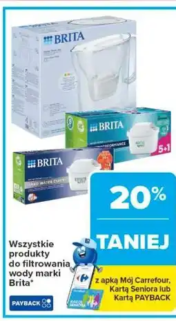 Carrefour Wszystkie produkty do filtrowania wody marki Brita oferta