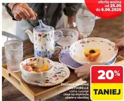 Carrefour Zastawa stołowa linia FIORELLE oferta