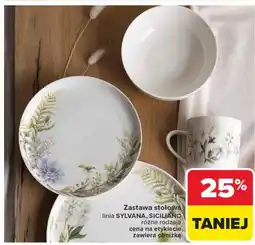 Carrefour Zastawa stołowa linia SYLVANA, SICILIANO oferta