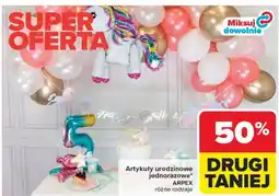 Carrefour Artykuły urodzinowe jednorazowe ARPEX oferta