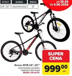 Carrefour Rower MTB 24, 26 oferta