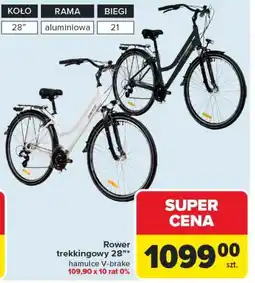 Carrefour Rower trekkingowy 28 oferta