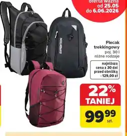 Carrefour Plecak trekkingowy poj. 30 l różne rodzaje oferta