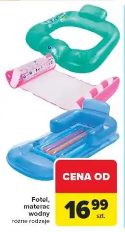 Carrefour Fotel, materac wodny różne rodzaje oferta