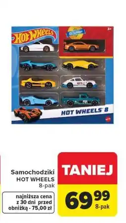 Carrefour Samochodziki HOT WHEELS 8-pak oferta