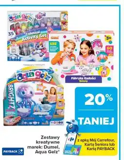 Carrefour Zestawy kreatywne marek: Dumel, Aqua Gelz oferta