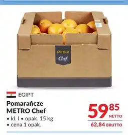 Makro Pomarańcze METRO Chef Egipt oferta