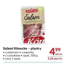 Makro Salami Könecke plastry z pieprzem oferta