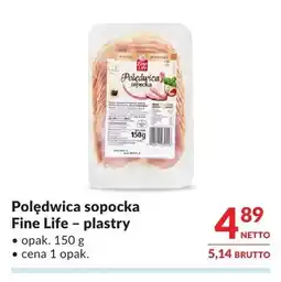 Makro Polędwica sopocka Fine Life plastry oferta
