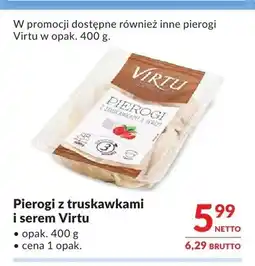 Makro Pierogi z truskawkami i serem Virtu oferta