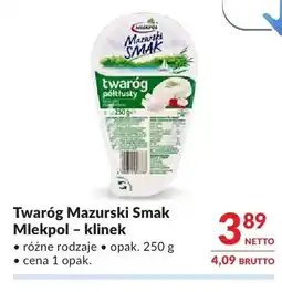 Makro Twaróg Mazurski Smak Mlekpol klinek oferta