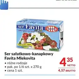 Makro Ser sałatkowo-kanapkowy Favita Mlekovita oferta