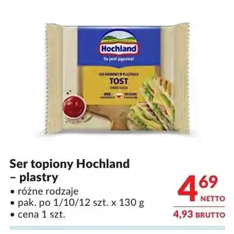 Makro Ser topiony Hochland plastry oferta