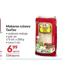 Makro Makaron ryżowy nitki TaoTao oferta
