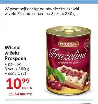Makro Wiśnie w żelu Prospona oferta