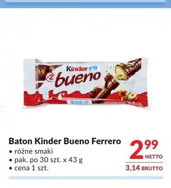 Makro Baton Kinder Bueno Ferrero oferta