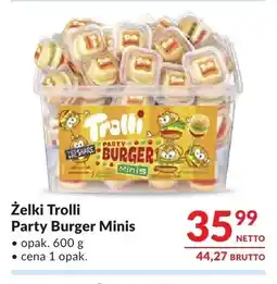 Makro Żelki Trolli Party Burger Minis oferta