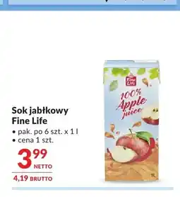 Makro Sok jabłkowy Fine Life 100% oferta