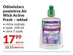 Makro Odświeżacz powietrza Air Wick Active Fresh wkład oferta