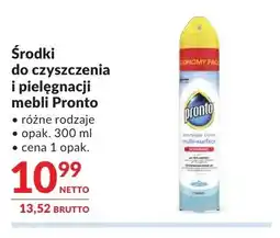 Makro Środki do czyszczenia i pielęgnacji mebli Pronto oferta