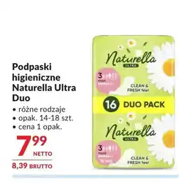 Makro Podpaski higieniczne Naturella Ultra Duo oferta