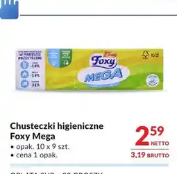 Makro Chusteczki higieniczne Foxy Mega oferta