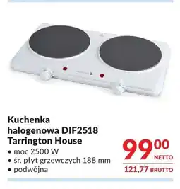Makro Kuchenka halogenowa DIF2518 Tarrington House 2500W oferta
