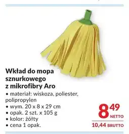 Makro Wkład do mopa sznurkowego z mikrofibry Aro oferta
