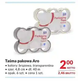 Makro Taśma pakowa Aro transparentna 4,8cm x 40m oferta