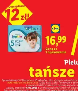 Lidl Pieluchy Soft & Dry 5 oferta