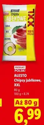 Lidl Chipsy jabłkowe XXL Alesto oferta