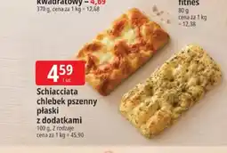E.Leclerc Schiacciata chlebek pszenny płaski z dodatkami oferta