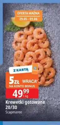 E.Leclerc Krewetki gotowane 20/30 Scapmaree oferta