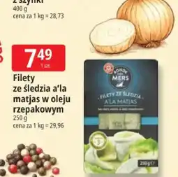 E.Leclerc Filety ze śledzia a'la matjas w oleju rzepakowym Ronde des Mers oferta