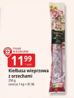 E.Leclerc Kiełbasa wieprzowa z orzechami Saint Azay oferta