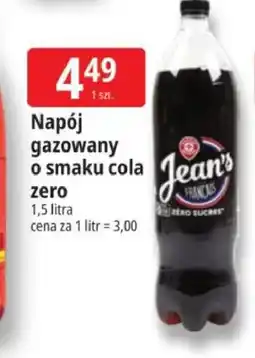 E.Leclerc Napój gazowany o smaku cola zero Jean's oferta