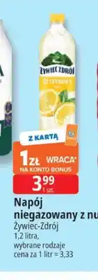 E.Leclerc Napój niegazowany z nutą Żywiec-Zdrój cytrynowy oferta