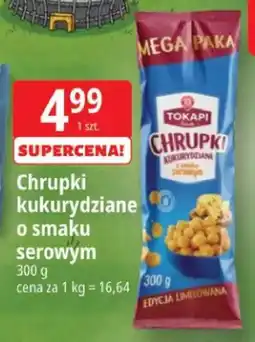 E.Leclerc Chrupki kukurydziane o smaku serowym Tokapi oferta