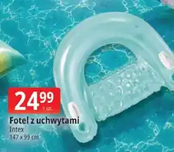 E.Leclerc Fotel z uchwytami Intex 147x99cm oferta
