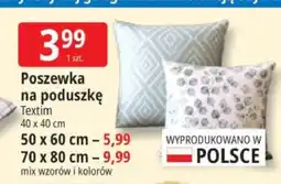 E.Leclerc Poszewka na poduszkę Textim 50x60cm oferta