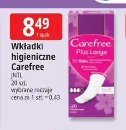E.Leclerc Wkładki higieniczne Carefree Plus Large oferta