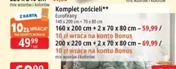 E.Leclerc Komplet pościeli Eurofirany 140x200cm + 70x80cm oferta