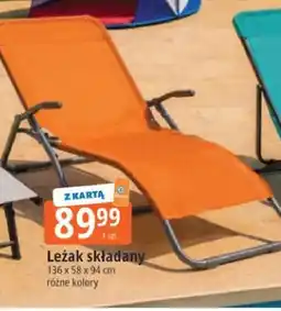E.Leclerc Leżak składany 136x58x94cm oferta