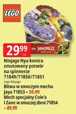 E.Leclerc Klocki Ninjago Nya kontra zmutowany potwór na spinnerze 71849 oferta
