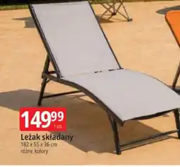 E.Leclerc Leżak składany 182x55x36cm oferta