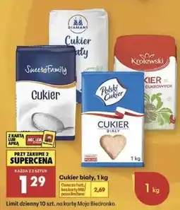 Biedronka Cukier biały Diamant oferta